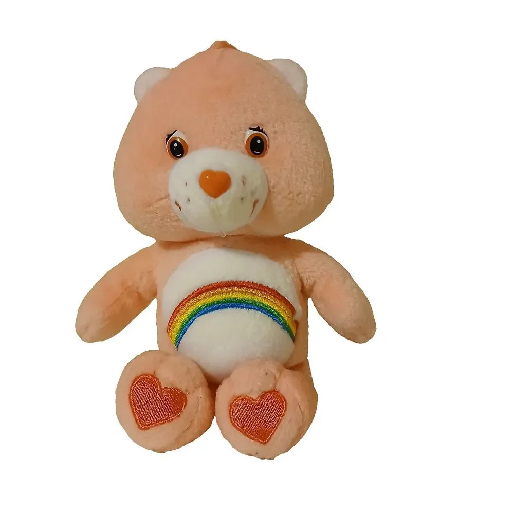 Care Bears Set of 2 Cheer Bears Pink Stuffed Plush Animal Toy Dolls 10